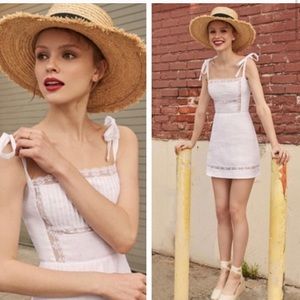Domingo linen reformation dress